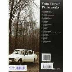 Yann Tiersen piano BACK cover