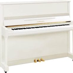 b3 Yamaha Polished White Piano
