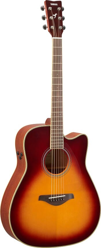 FGCTA Brown Sunburst Transacoustic Guitar