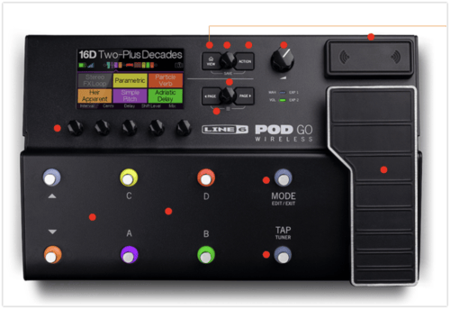 Pod Go Line 6 amp and effects processor