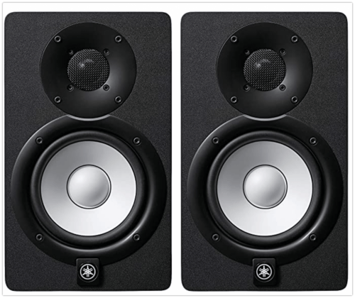 Yamaha HS5 MP Powered Studio Monitors 50th Anniversary Special Edition Matched Pair, Black