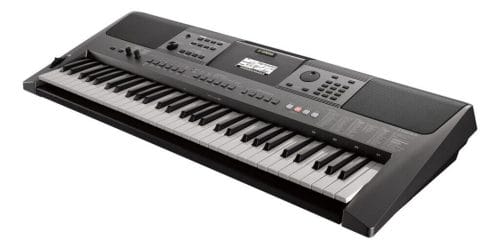 PSRI500 Indian keyboard Yamaha side view